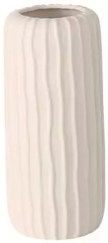 Boltze Vase matt "Aquarel" Keramik, beige, 26cm
