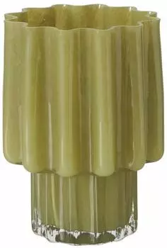 Boltze Ragusa Glasvase gr&uuml;n, 24cm