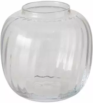 Boltze Trial Vase aus Glas, transparent, 19cm