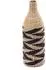 Xtradefactory Raya Bodenvase Stroh, natur/schwarz, 60cm (10003876;0)