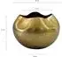 Wohnling Tischvase WL7.551 rund, Aluminium, gold, 30cm