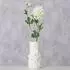 Boltze Bule Vase aus Ton, matt, weiß, 20,3cm (92629)