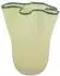 Present Time Ruffles Vase aus Glas, grün (Ruffles)
