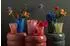 Present Time Ruffles Vase aus Glas, grün (Ruffles)