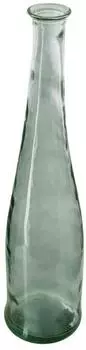 Atmosphera Hohe Vase aus Recyclingglas, khakigrün, 80cm