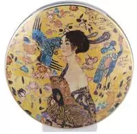 Goebel Dekovase "Gustav Klimt - Dame mit F&auml;cher" Limitiert auf 150 St&uuml;ck, mit