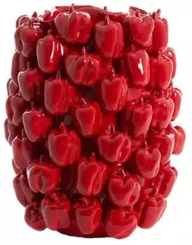 Light & Living Bellpepper Vase Keramik, glänzend rot, 35x33x47cm (5879176)