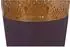 Kayoom Bodenvase Art Deco 1090 zylindrisch, dunkelviolett/gold, Metall, 90cm (GOLDA-DPRP)