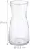 Relaxdays Blumenvase, Glas, rund, transparent, 20x10,5cm
