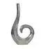 Wohnling Dekovase Spirale 47cm, Aluminium, silber (WL7.199)