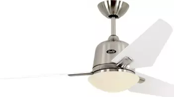 CasaFan Eco Aviatos 132 BN-WE 132 cm Deckenventilator wei&szlig; mit Licht