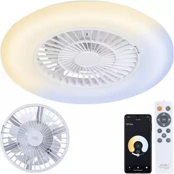 Sichler Deckenventilator WLAN 2in1 mit App Steuerung &Oslash; 60 cm (ZX7163-944)