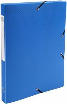 Exacompta Archivboxen DIN A4 Blau Polypropylen 25 Stück (59682E)