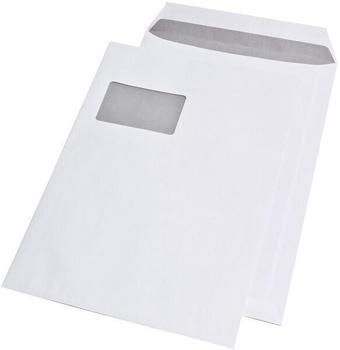 Mailmedia Elepa Versandtaschen C4 mit Fenster weiß 250 Stück (30005425)