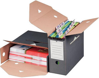 Smartboxpro Pro Archivbox anthrazit/weiß 125x275x335mm (226161310)