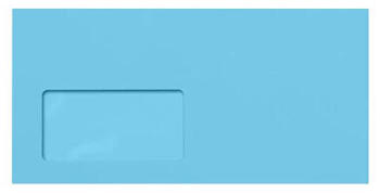 Mailmedia Din Lang+ EcoRainbow mit Fenster blau 25 Stück (2100019160)