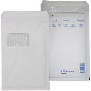 Arofol Luftpolstertaschen WIN für DIN A4 mit Fenster weiß 230 x 340mm 100 Stück
