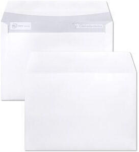 Clairefontaine Briefumschläge 9976C C6 weiß ohne Fenster 50 Stück