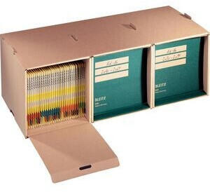 Leitz Archivcontainer 6080-00-00 Premium für Hängeregister braun 5 Stück