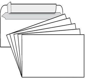 Mailmedia Briefumschläge C6 weiß ohne Fenster 1000 Stück