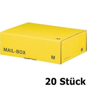Smartboxpro Mail-Box Gr. M gelb 331 x 241 x 104mm 20 Stück