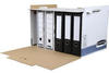 Bankers Box by Fellowes Archivcontainer System für Ordner weiß 5 Stück
