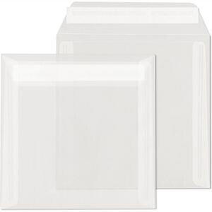 ÖKI Briefumschläge 41862 quadratisch transparent ohne Fenster 500 Stück