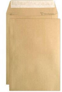 Clairefontaine Versandtaschen 5744C B5 braun ohne Fenster 50 Stück