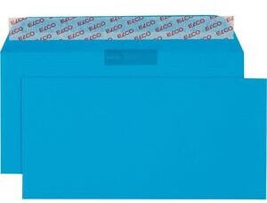 Elco Briefumschläge 74617.32 DIN lang+ blau ohne Fenster 25 Stück