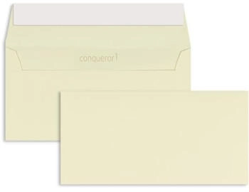 Blanke Briefhüllen GmbH Briefumschläge Conqueror Texture DINlang 120g/qm haftklebend 500 St. perlmutt (2501842)