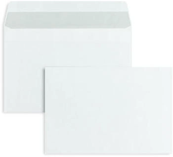 Blanke Briefhüllen GmbH Briefumschläge 105x155mm 70g/qm gummiert 1000 Stück weiß (250194)