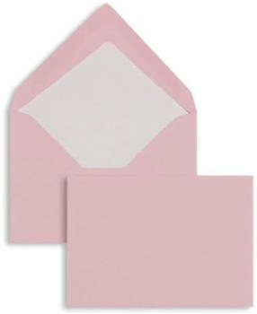 Blanke Briefhüllen GmbH Briefumschläge 125x176mm (DIN B6) 100g/qm gummiert 100 Stück flamingo (2501277)