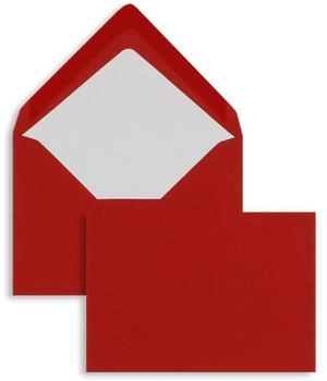 Blanke Briefhüllen GmbH Briefumschläge 157x225mm (DIN C5) 100g/qm gummiert 100 Stück tomate (2501614)