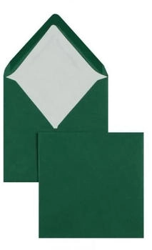 Blanke Briefhüllen GmbH Briefumschläge 164x164mm 100g/qm gummiert 100 Stück tannengrün (2501606)