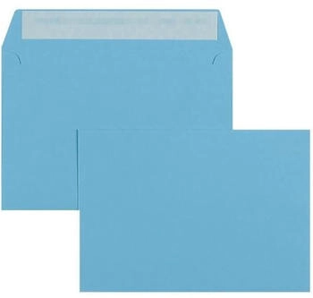 Blanke Briefhüllen GmbH Briefumschläge C4 120g/qm haftklebend 100 Stück intensivblau (250638)