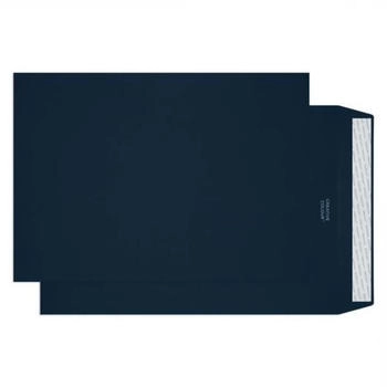 Blanke Briefhüllen GmbH Briefumschläge C4 120g/qm haftklebend 100 Stück royalblau (2504702)