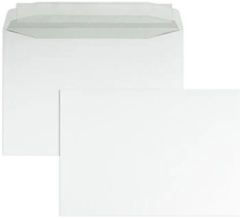 Blanke Briefhüllen GmbH Briefumschläge C4 120g/qm haftklebend 250 Stück weiß (250344)