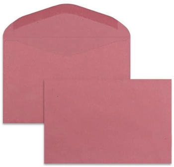 Blanke Briefhüllen GmbH Briefumschläge C6 70g/qm gummiert 1000 Stück rot (250204)