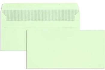 Blanke Briefhüllen GmbH Briefumschläge DINlang 80g/qm selbstklebend 1000 Stück grün (250265)