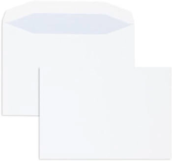 Blanke Briefhüllen GmbH Kuvertierhüllen 178x254mm 90g/qm gummiert 500 Stück weiß (2504631)