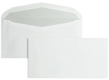 Blanke Briefhüllen GmbH Kuvertierhüllen DIN C6/5 75g/qm gummiert 1000 Stück weiß (25011)