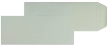 Blanke Briefhüllen GmbH Versandtaschen 125x312mm 120g/qm gummiert 100 Stück delfingrau (2503517)