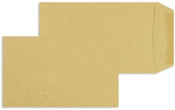 Blanke Briefhüllen GmbH Versandtaschen 127x190mm 115g/qm gummiert 500 Stück braun (2504435)