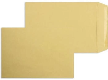 Blanke Briefhüllen GmbH Versandtaschen 178x254mm 115g/qm gummiert 250 Stück braun (2504626)