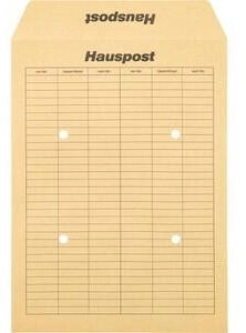 Mailmedia Hausposttaschen B4 braun 250 Stück