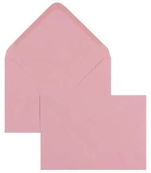 Blanke Briefhüllen GmbH Briefumschläge 125x175mm (DIN B6) 100g/qm gummiert 100 Stück rosa (2505848)
