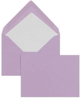 Blanke Briefhüllen GmbH Briefumschläge 125x176mm (DIN B6) 100g/qm gummiert 100 Stück orchidee (2507544)