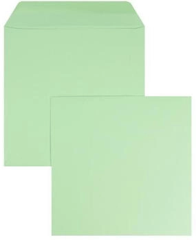 Blanke Briefhüllen GmbH Briefumschläge 170x170mm 120g/qm gummiert 100 Stück pistazie (2503614)