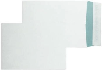 Blanke Briefhüllen GmbH Versandtaschen 176x250mm (DIN B5) 140g/qm HK 100 Stück weiß/blau (250888)