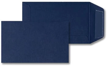 Blanke Briefhüllen GmbH Versandtaschen 65x105mm 120g/qm gummiert 100 Stück nachtblau (2503595)